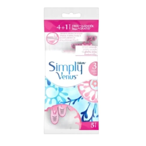 جيليت فينوس أمواس حلاقة 3 نسائية 4 +1