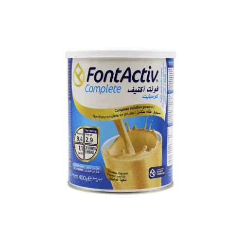 فونت أكتف كومبليت مسحوق بنكهة الفانيليا 400 جم