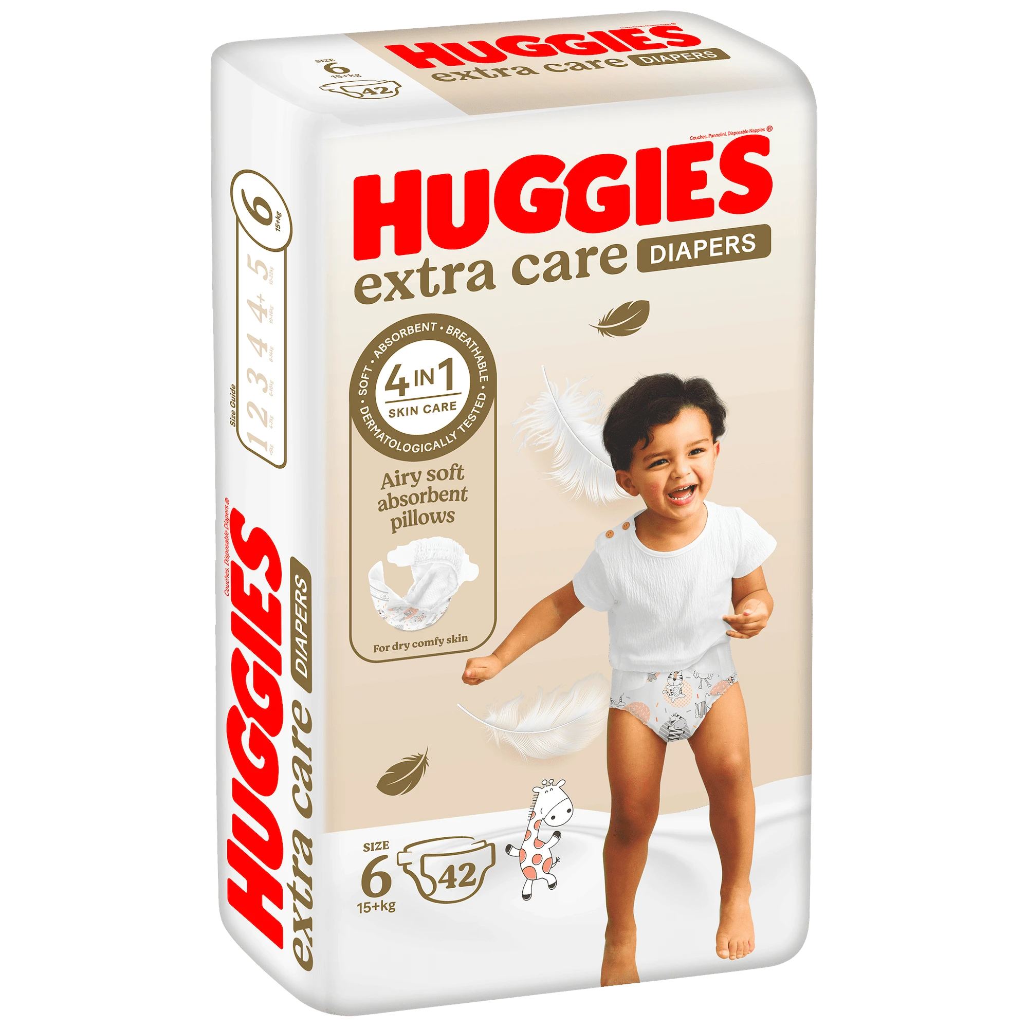 هجيز مقاس (6) عبوة ميجا 42 حفاضة