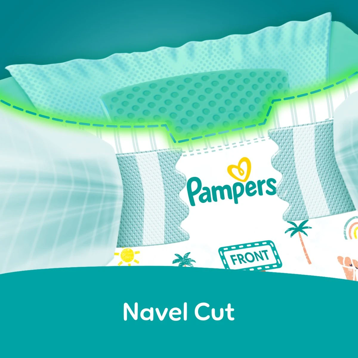 بامبرز حفاضات (4) بيبي دراي 74 حفاضة