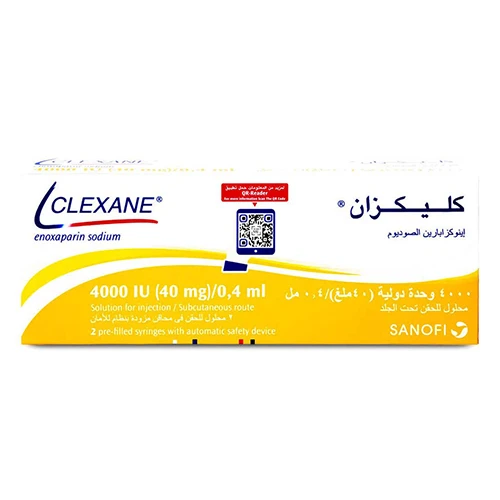 كليكزان 4000 وحدة دولية/0.4 محاقن معبأة مسبقا