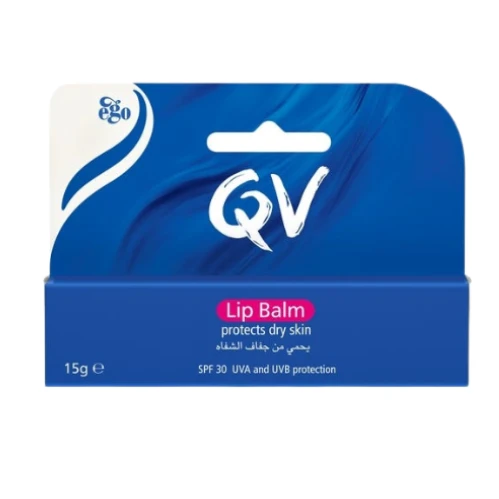 كيو في مرطب وبلسم الشفاه يحمي من جفاف وتشقق الشفاه 15 جم