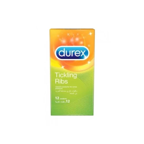 ديوركس واقي ذكري مضلع - 12 حبة Tickling Ribs