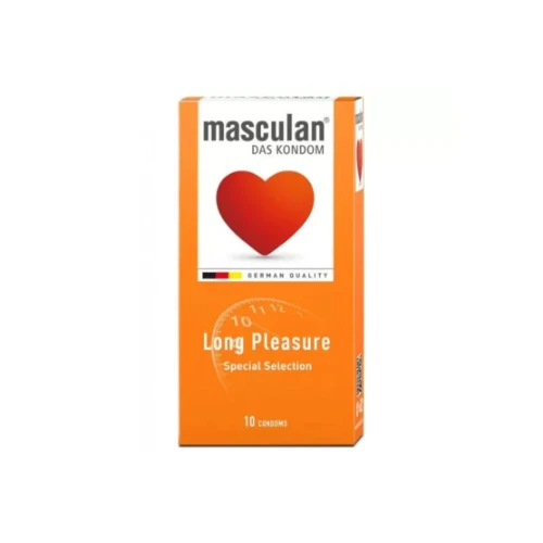 ماسكولان لونق بلايشر واقي ذكري متعه اطول و اكثر 10 حبة