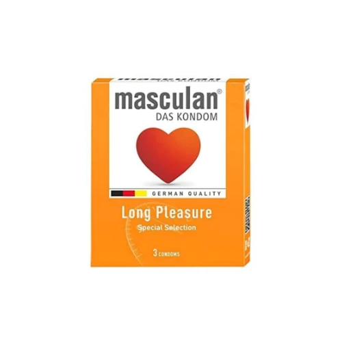 واقى ذكرى لتأخير القذف من ماسكولان - 3 قطع