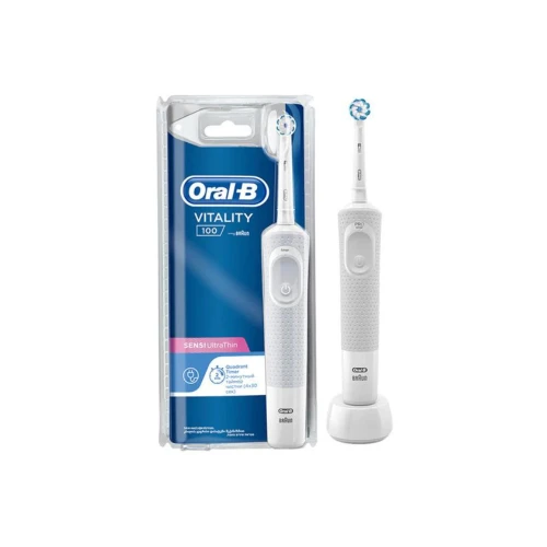 أورال بي فيتالتي 100 سنسي فرشاة أسنان قابلة لأعادة الشحن