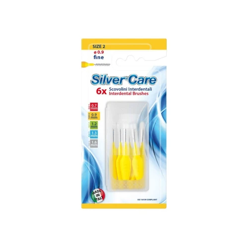 فرشاة سيلفر كير للتنظيف بين الأسنان فائقة النعومة 0.9