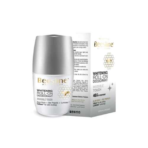 بيزلين مزيل الرائحة رول اون لتفتيح البشرة لمسة خفية 50 مل