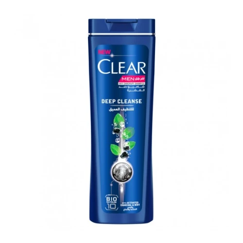 شامبو كلير تنظيف عميق بالفحم المنشط والنعناع ضد القشرة 200 مل