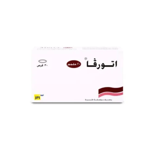 اتورفا 20 مجم 30 قرص