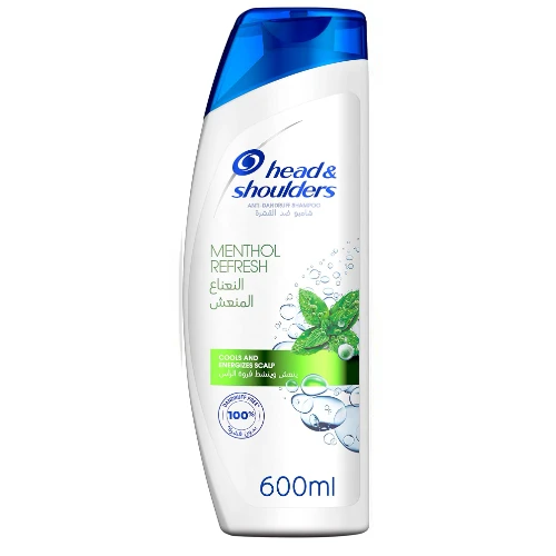 هيد آند شولدرز شامبو ضدّ القشرة بالنعناع المنعش - 600 مل