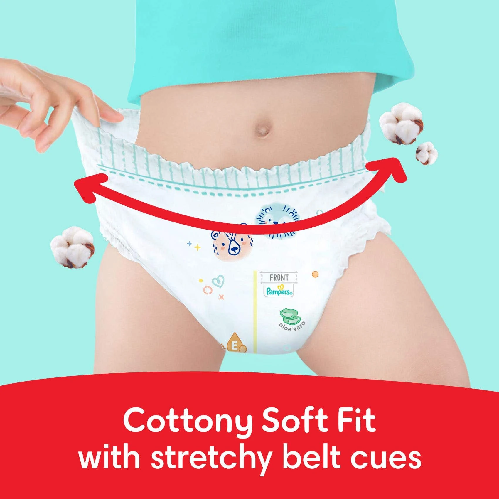 بامبرز كلوت (6) صندوق ميجا 56 قطعة