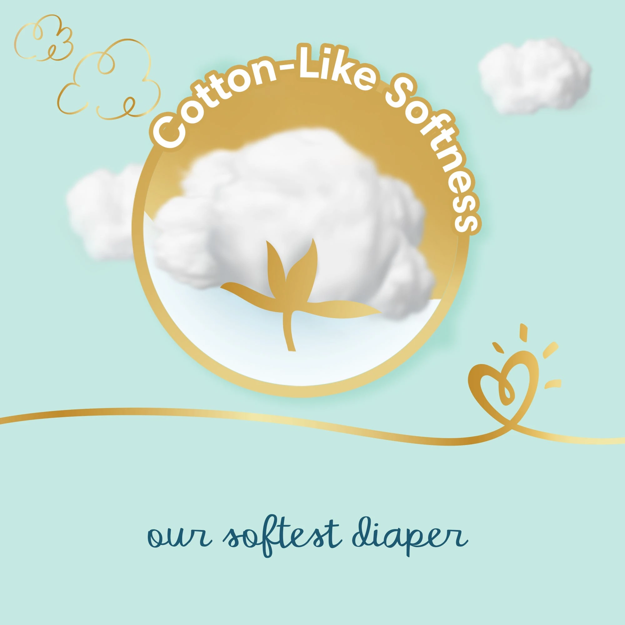 بامبرز حفاضات (4) عناية مميزة 23 حفاض