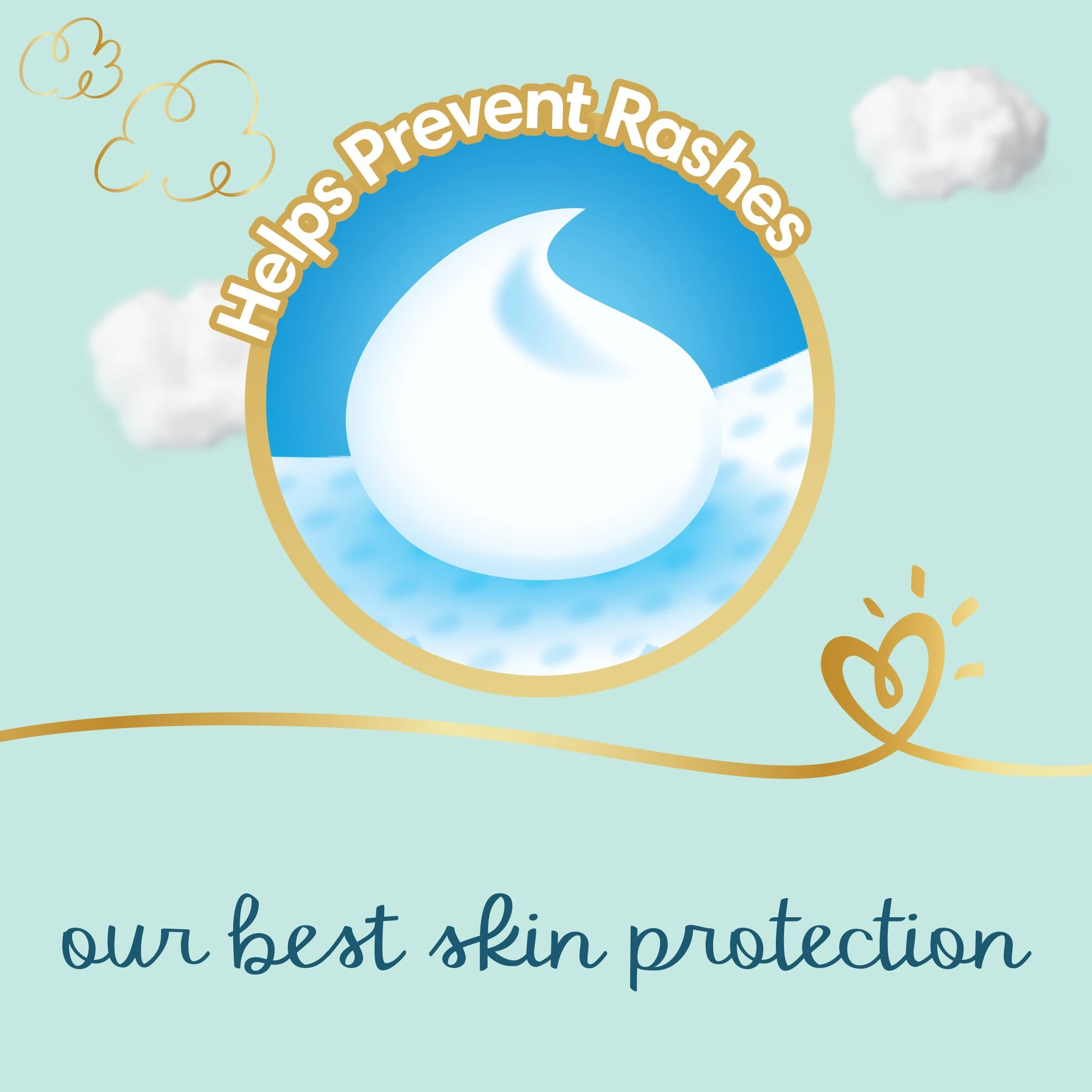 بامبرز حفاضات (1) عناية مميزة المولود الجديد 108حفاضة