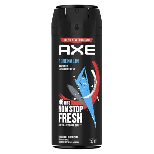 اكس مزيل عرق سبراي  ادرينالين للرجال 150مل