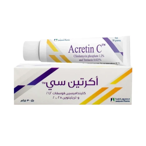 اكريتين سي 1.2%,0.025% جل 30 جرام