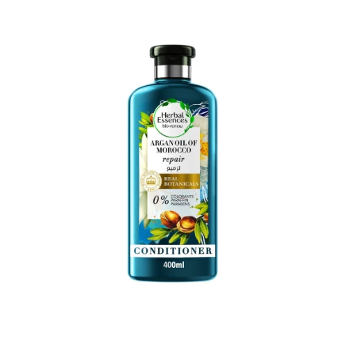 هيربال إيسنسز بيو رينيو بلسم ترميم زيت الأرغان المغربي - 400 مل