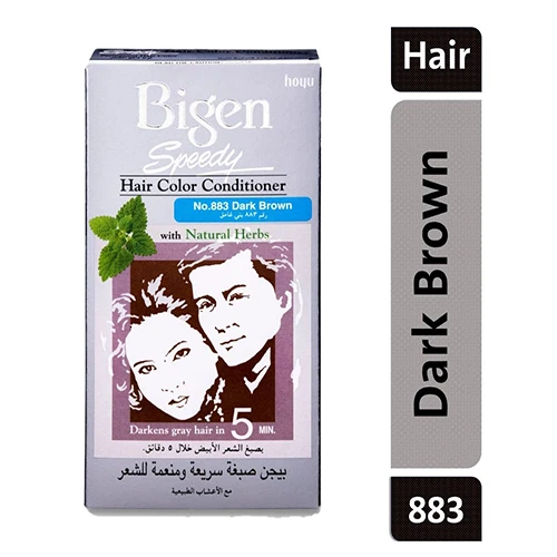 صبغة شعر بيجين معالج بني غامق رقم 883
