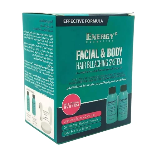 انرجي كوزمتكس كريم تشقير شعر الوجه والجسم