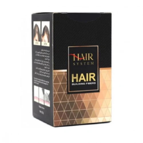 بودرة بناء الشعرمن هير سيستيم - اسود
