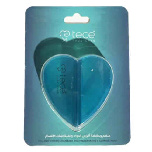 تيسي - منظم و حافظة أقراص الدواء والفيتامينات - 4 اقسام