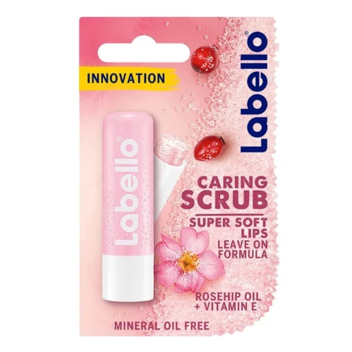 مقشر شفاه بزيت ثمر الورد وفيتامين E من لابيلو - 4.8 جم