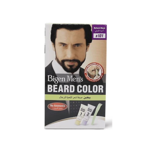صبغ اللحية من بيجن للرجال باللون الأسود الطبيعى بي رقم101
