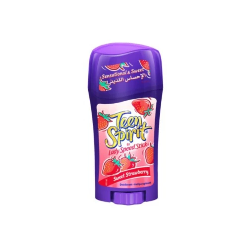 مزيل عرق ومضاد للتعرق بالفراولة الحلوة من تين سبيريت من ليدي سبيد ستيك - 65ج