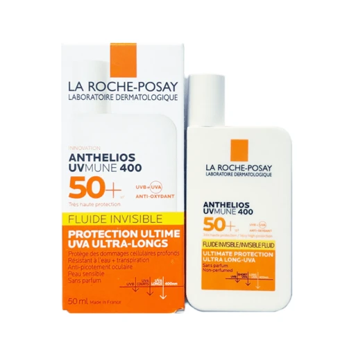 واقي شمس سائل انثيليوس 400 (SPF +50) من لاروش بوزاي - 50 مل