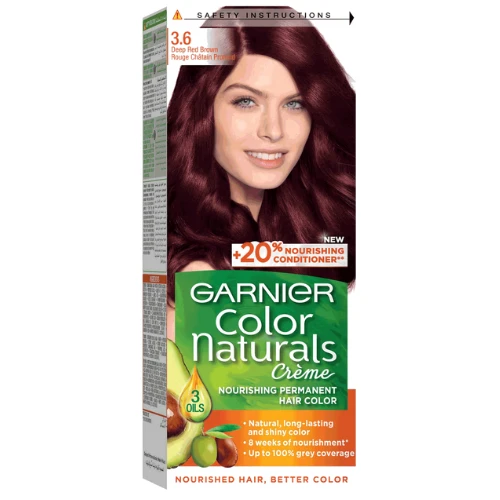 غارنييه كولور ناتشورال 3.6 بني أحمر غامق