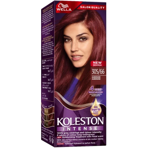 كريم صبغة الشعر كوليستون مع بديل الزيت بنفسجي باذنجاني 305/66 من ويلا - 50 مل