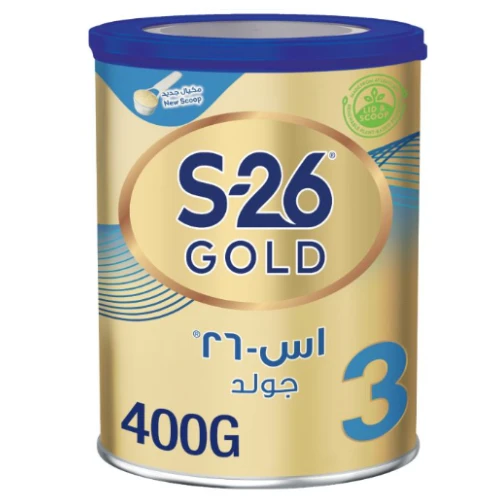 إس-26 حليب اطفال (3) جولد 400 جم