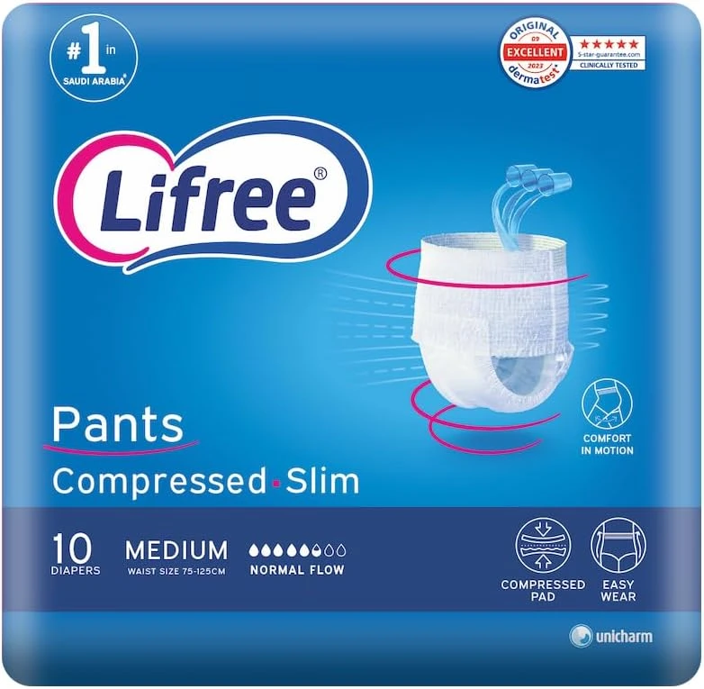 ليفري حفائظ لكبار السن كلوت وسط 10 قطعة