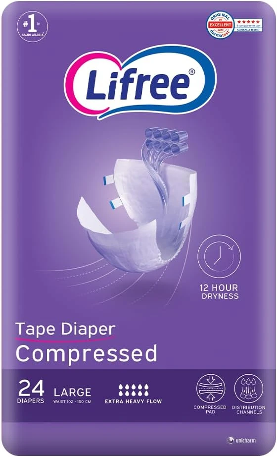 ليفري حفائظ لكبار السن كبير - 24 قطعة