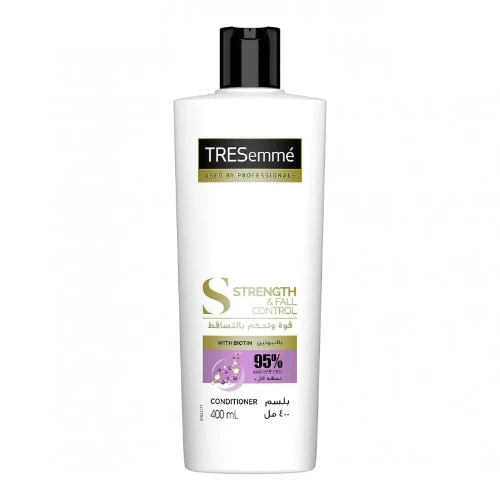 بلسم للشعر من تريسمي قوة وتحكم بالتساقط بالبايوتين - 400 مل