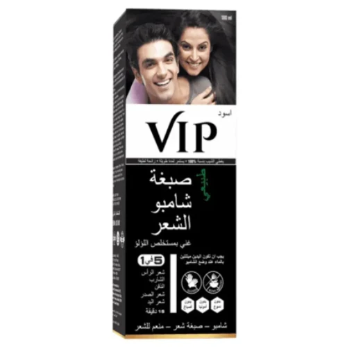 في اي بي شامبو صبغة الشعر اللون الأسود 180 مل
