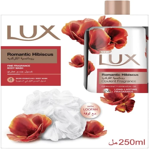 لوكس غسول الجسم رومانسية الكركدية 250 مل