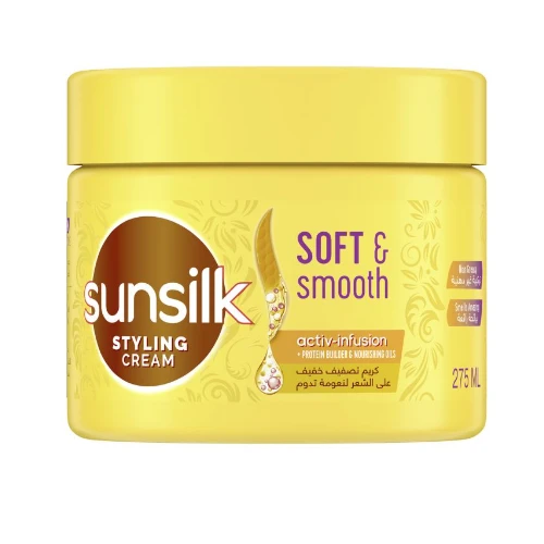 صانسيلك، كريم تصفيف الشعر، ناعم وانسيابي - 275 مل