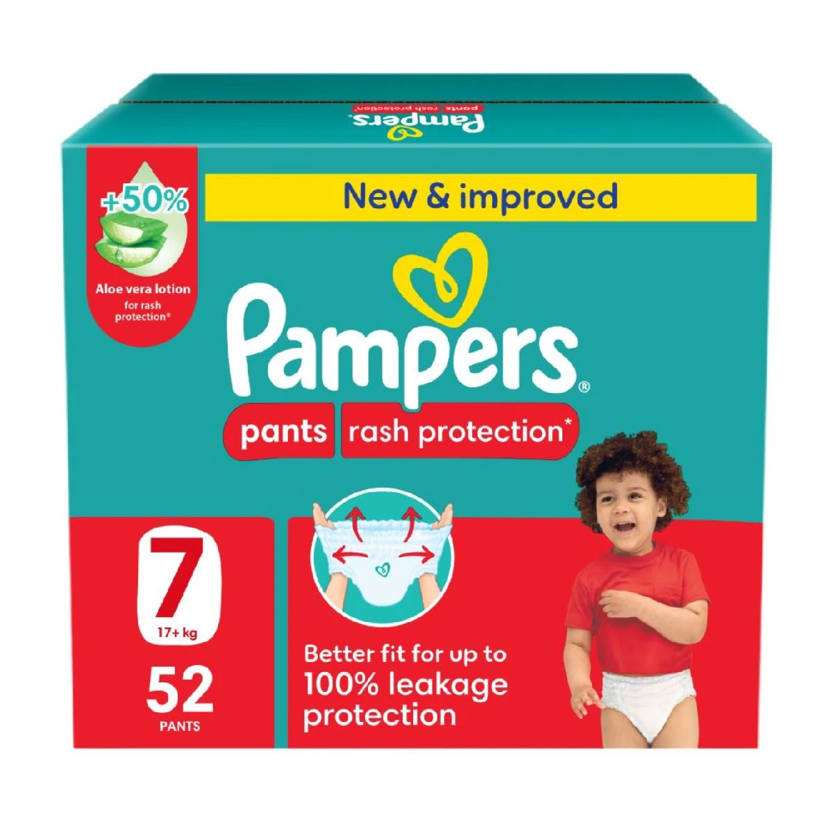 بامبرز كلوت (7) صندوق جامبو 52 قطعة