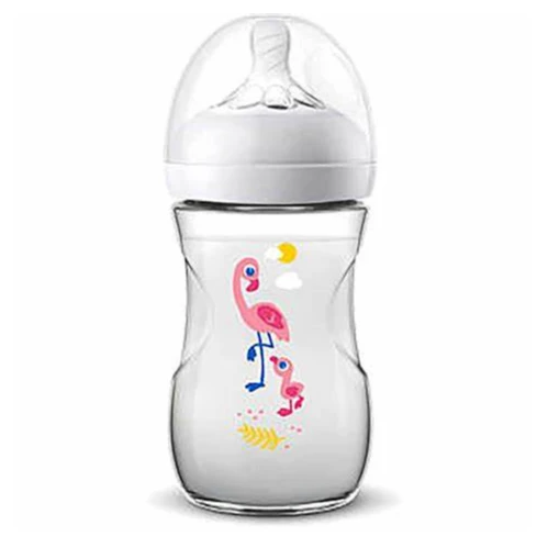 فيليبس افنت ناتشورال رضاعة بلاستك للأطفال بنقشة البطة 260 مل