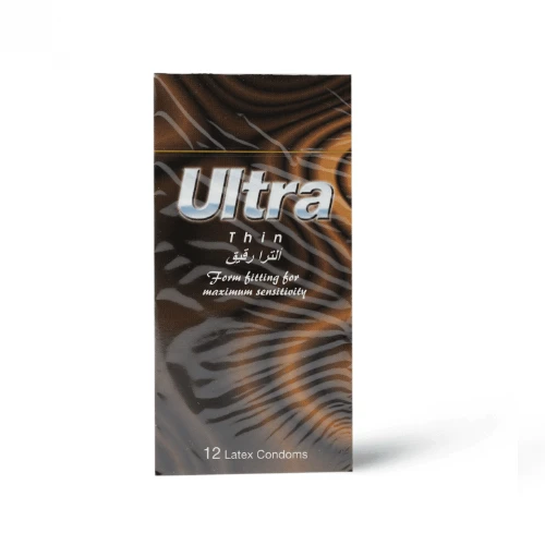 ألترا، واقى ذكرى رقيق - 12 قطعة