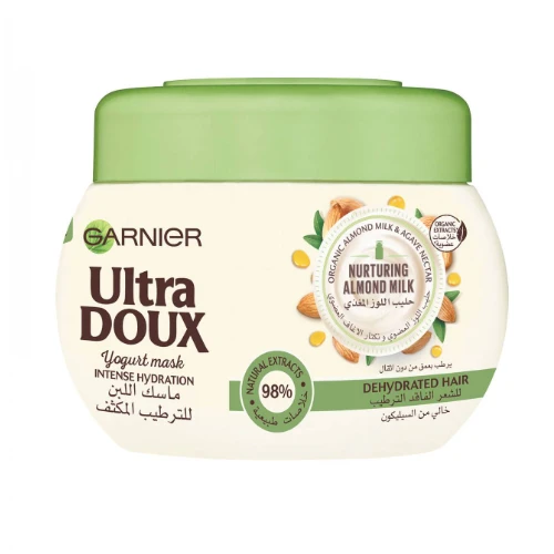 ماسك حليب اللوز للشعر الترا دوكس من غارنييه 300مل
