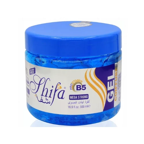 شفاء جل الشعر لقوة ثبات الشعر القصوة، خالي من الكحول، 500 مل