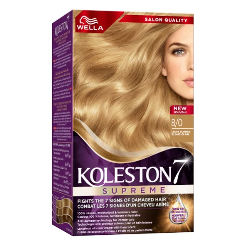 ويلا، كوليستون صبغة لون أشقر فاتح رقم 8/0 - 1 عبوة