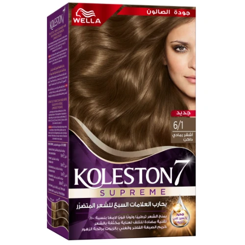 ويلا، كوليستون صبغة شعر، أشقر رمادي داكن رقم 6/1 - 1 عبوة