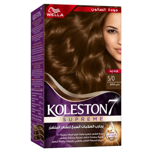 ويلا، كوليستون صبغة شعر، بني فاتح رقم 5/0 - 1 عبوة