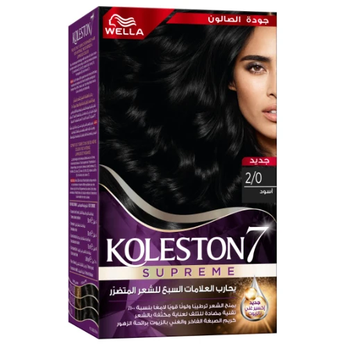 ويلا، كوليستون صبغة شعر، لون اسود رقم 2/0 - 1 عبوة