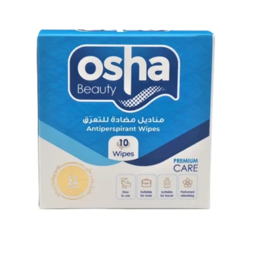 اوشا بيوتي مناديل مضادة للتعرق للرجال 10 مناديل