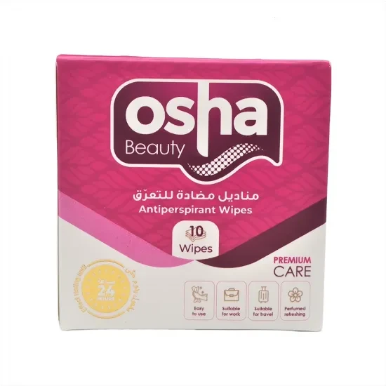 اوشا بيوتي مناديل مضادة للتعرق للنساء 10 مناديل