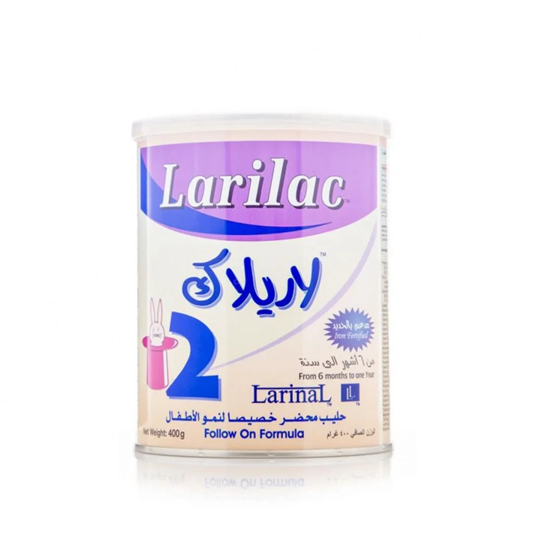 لاريلاك (2) حليب الأطفال بالفانيليا 400 جم